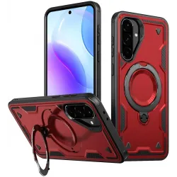 Phonesta MagLock Armor Back Cover Hülle Ring und MagSafe für Samsung Galaxy A36/A56 - Rot