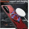 Phonesta MagLock Armor Back Cover Hülle Ring und MagSafe für Samsung Galaxy A36/A56 - Rot 3