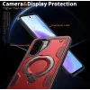 Phonesta MagLock Armor Back Cover Hülle Ring und MagSafe für Samsung Galaxy A36/A56 - Rot 6