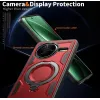 Phonesta MagLock Armor Back Cover Hülle Ring und MagSafe für Xiaomi Poco F7 Pro/F7 Ultra - Rot 6