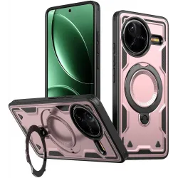 Phonesta MagLock Armor Back Cover Hülle Ring und MagSafe für Xiaomi Poco F7 Pro/F7 Ultra - Roségold