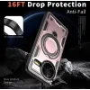 Phonesta MagLock Armor Back Cover Hülle Ring und MagSafe für Xiaomi Poco F7 Pro/F7 Ultra - Roségold 4