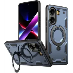 Phonesta MagLock Armor Back Cover Hülle Ring und MagSafe für Xiaomi Poco X7 Pro - Dunkelblau