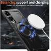 Phonesta MagLock Armor Back Cover Hülle Ring und MagSafe für Samsung Galaxy S25 Edge - Schwarz 2