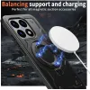 Phonesta MagLock Armor Back Cover Hülle Ring und MagSafe für Xiaomi 15T - Schwarz 2