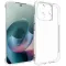 Phonesta Pure Shockproof Silikon Back Cover Hülle für Motorola Moto G67/G77 - Transparent