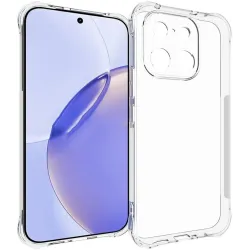 Phonesta Pure Shockproof Silikon Back Cover Hülle für Realme 16 Pro - Transparent