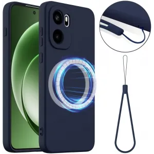 Phonesta Royale Liquid Silikon Back Cover Hülle mit MagSafe für OnePlus 15R - Dunkelblau