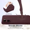 Phonesta Royale Liquid Silikon Back Cover Hülle mit MagSafe für OnePlus 15R - Dunkelrot 4