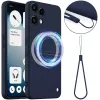 Phonesta Royale Liquid Silikon Back Cover Hülle mit MagSafe für Nothing Phone (3a) Lite - Dunkelblau 0