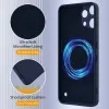 Phonesta Royale Liquid Silikon Back Cover Hülle mit MagSafe für Nothing Phone (3a) Lite - Dunkelblau 6