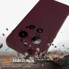 Phonesta Royale Liquid Silikon Back Cover Hülle mit MagSafe für Xiaomi 17 Ultra - Dunkelrot 1