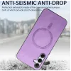 Phonesta Retro Vegan Leder MagSafe Back Cover Hülle für Samsung Galaxy A55 - Lila 6