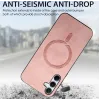 Phonesta Retro Vegan Leder MagSafe Back Cover Hülle für Samsung Galaxy A35 - Rosa 6