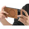 Phonesta Retro Vegan Leder MagSafe Back Cover Hülle für Google Pixel 9 Pro XL - Braun 4