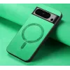 Phonesta Retro Vegan Leder MagSafe Back Cover Hülle für Google Pixel 9 Pro XL - Grün 2