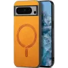 Phonesta Retro Vegan Leder MagSafe Back Cover Hülle für Google Pixel 9 Pro XL - Orange