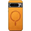 Phonesta Retro Vegan Leder MagSafe Back Cover Hülle für Google Pixel 9 Pro XL - Orange 3
