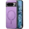 Phonesta Retro Vegan Leder MagSafe Back Cover Hülle für Google Pixel 9 Pro XL - Lila