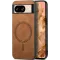 Phonesta Retro Vegan Leder MagSafe Back Cover Hülle für Google Pixel 9 / 9 Pro - Braun
