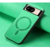 Phonesta Retro Vegan Leder MagSafe Back Cover Hülle für Google Pixel 9 / 9 Pro - Grün 2
