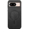 Phonesta Retro Vegan Leder MagSafe Back Cover Hülle für Google Pixel 9 / 9 Pro - Schwarz 3