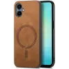 Phonesta Retro Vegan Leder MagSafe Back Cover Hülle für Samsung Galaxy A06 4G/5G - Braun