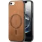 Phonesta Retro Vegan Leder MagSafe Back Cover Hülle für Apple iPhone 17e/16e - Braun