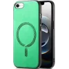 Phonesta Retro Vegan Leder MagSafe Back Cover Hülle für Apple iPhone 17e/16e - Grün 0