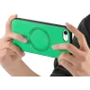 Phonesta Retro Vegan Leder MagSafe Back Cover Hülle für Apple iPhone 17e/16e - Grün 2