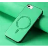 Phonesta Retro Vegan Leder MagSafe Back Cover Hülle für Apple iPhone 17e/16e - Grün 3