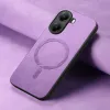 Phonesta Retro Vegan Leder MagSafe Back Cover Hülle für Xiaomi Poco X7 Pro - Lila 4