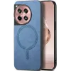 Phonesta Retro Vegan Leder MagSafe Back Cover Hülle für OnePlus 12R - Blau