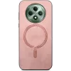 Phonesta Retro Vegan Leder MagSafe Back Cover Hülle für Oppo Reno12 F/Reno12 FS - Rosa 2