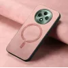 Phonesta Retro Vegan Leder MagSafe Back Cover Hülle für Oppo Reno12 F/Reno12 FS - Rosa 4