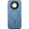 Phonesta Retro Vegan Leder MagSafe Back Cover Hülle für HONOR Magic7 Pro - Blau 2