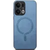 Phonesta Retro Vegan Leder MagSafe Back Cover Hülle für Oppo Reno13 Pro - Blau 2