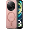 Phonesta Retro Vegan Leder MagSafe Back Cover Hülle für Xiaomi Redmi A3 - Rosa