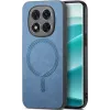 Phonesta Retro Vegan Leder MagSafe Back Cover Hülle für Xiaomi Redmi Note 14 Pro 5G / Xiaomi Poco X7 - Blau