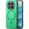 Phonesta Retro Vegan Leder MagSafe Back Cover Hülle für Xiaomi Redmi Note 14 Pro 5G / Xiaomi Poco X7 - Grün