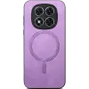 Phonesta Retro Vegan Leder MagSafe Back Cover Hülle für Xiaomi Redmi Note 14 Pro 5G / Xiaomi Poco X7 - Lila 2