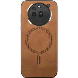 Phonesta Retro Vegan Leder MagSafe Back Cover Hülle für Nothing Phone (3a) Pro - Braun