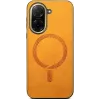 Phonesta Retro Vegan Leder MagSafe Back Cover Hülle für Xiaomi Redmi A5 171.7mm - Orange 2