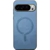 Phonesta Retro Vegan Leder MagSafe Back Cover Hülle für Google Pixel 10 Pro XL - Blau 2