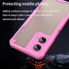Phonesta Shockproof Armor Back Cover Hülle für Motorola Moto G35 - Rosa 4