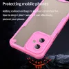 Phonesta Shockproof Armor Back Cover Hülle für Motorola Moto G55 - Rosa 4