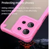 Phonesta Shockproof Armor Back Cover Hülle für Motorola Moto G75 - Rosa 4