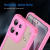Phonesta Shockproof Armor Back Cover Hülle für Motorola Moto G75 - Rosa 8