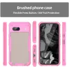 Phonesta Shockproof Armor Back Cover Hülle für Google Pixel 8a - Rosa 2