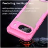 Phonesta Shockproof Armor Back Cover Hülle für Google Pixel 9 - Rosa 4